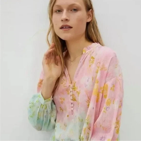 Anthropologie Pilcro The Tavi Blouse - Picture 3 of 5